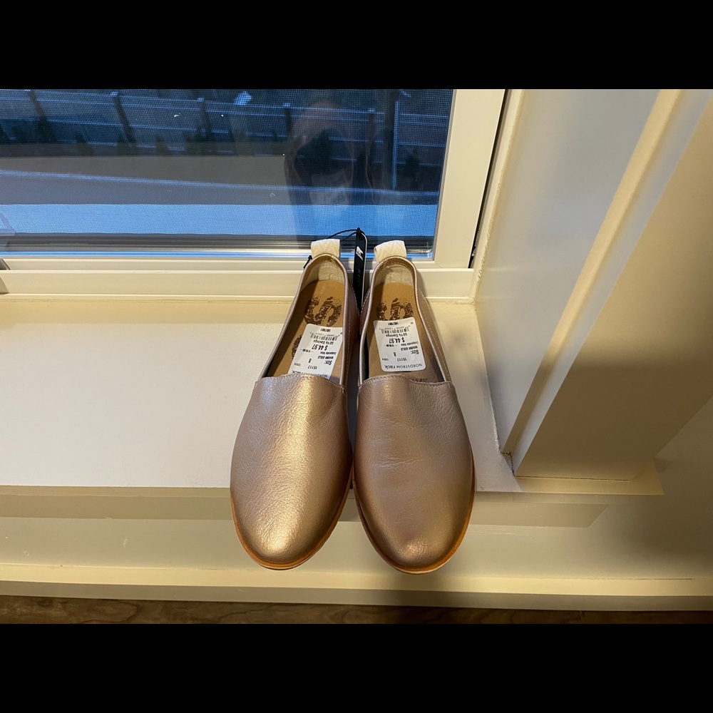 Sorel slip on shoes ik pink gold